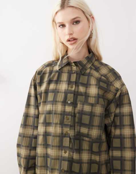 COLLUSION - Chemise oversize - Carreaux - view 1