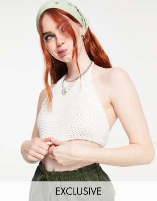 knitted halter top