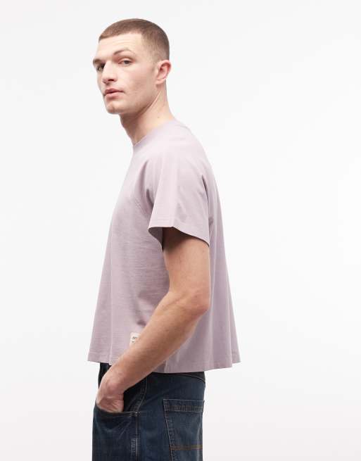 COLLUSION Circular Design Collection heavy weight tee in lilac wash, 5 of 5