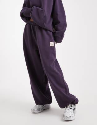 Collusion Circular Design Collection Heavyweight Oversized Sweatpants In Blue