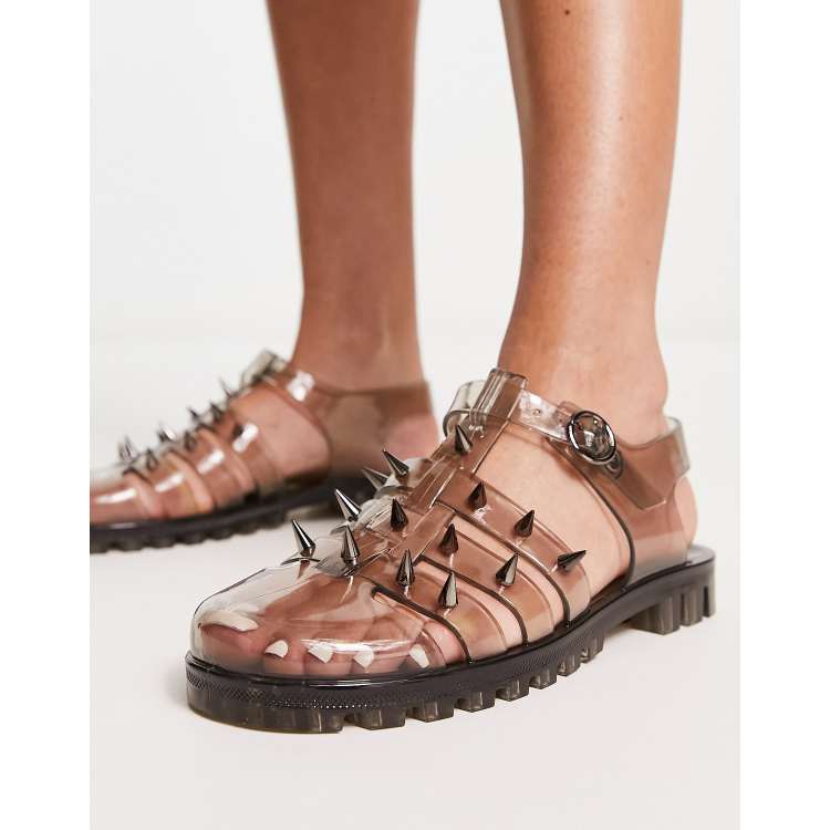 Mens clear jelly on sale sandals