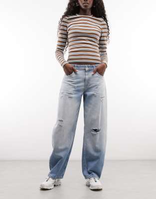 Collusion Cocoon Jeans In Blue