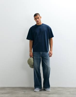 Collusion Coordinates Print T-shirt In Blue