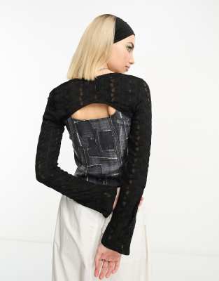 Bolero Cardigan Bambina In Cotone - Coprispalle Elegante Per Comunione E Feste - Foto 7