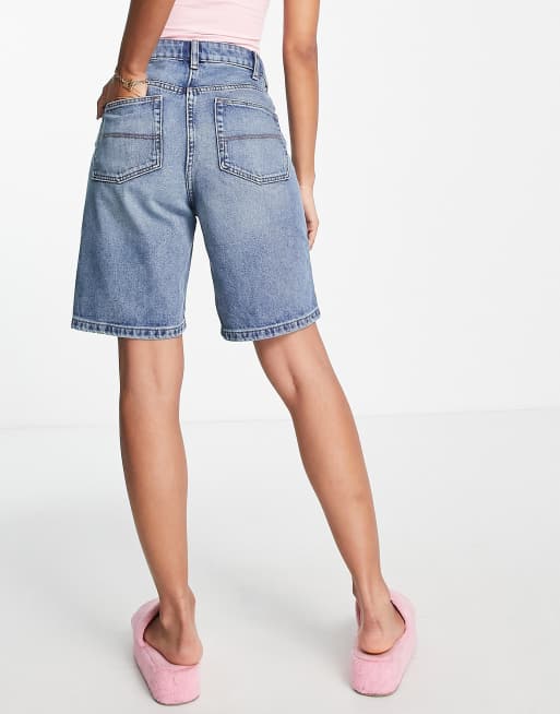 Asos store denim shorts