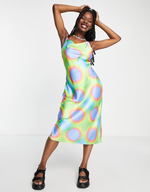 Asos discount holographic dress