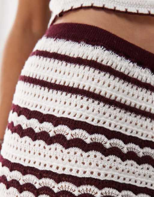 COLLUSION crochet micro shorts - part of a set, 5 of 5