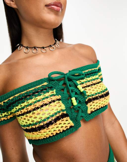 Colorful Crochet Crop Top: Crochet Summer Top Tutorial: Malone, Mr