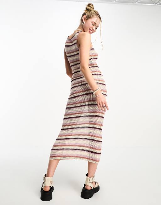 Gap striped maxi store dress