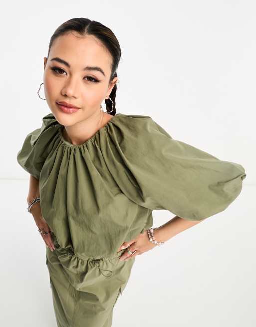 Bubble Hem Blouse – CURRENT AIR