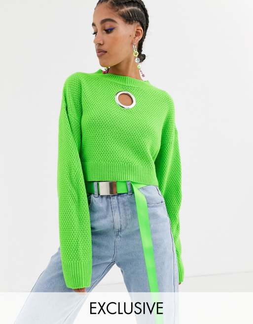 Baggy cropped jumper best sale