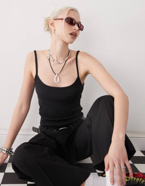 COLLUSION - Cropped sort cami-top - view 1