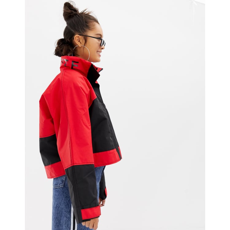 Collusion cropped tech on sale jacket