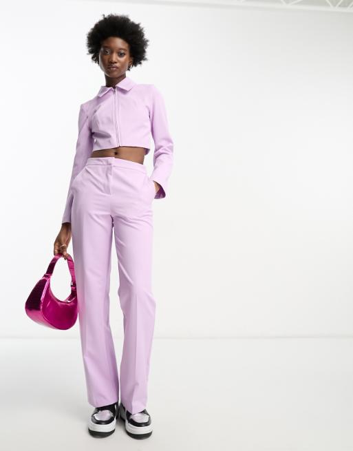 Lilac 2024 trousers zara