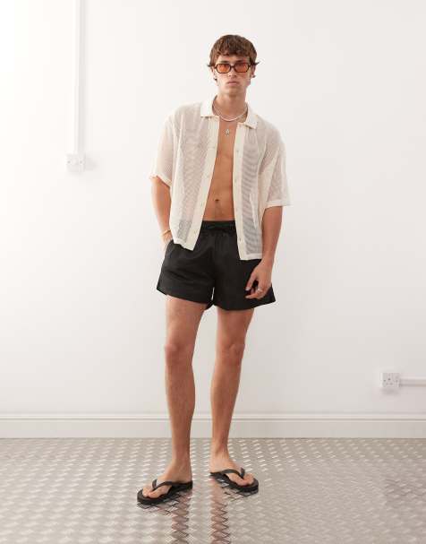 COLLUSION swim short in black