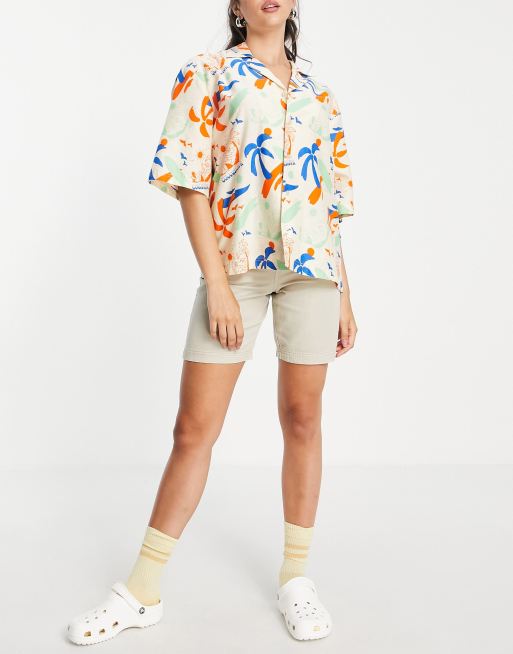 COLLUSION dad shorts with cargo pocket details, 4 of 4