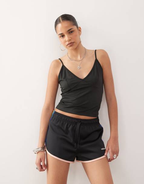 COLLUSION deep v cami in black - view 1