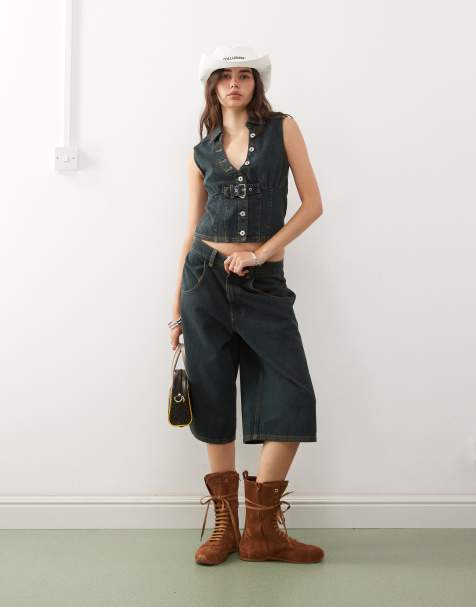 COLLUSION  denim buckle co-ord - view 1