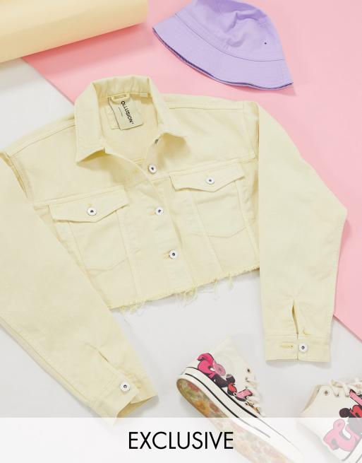 Yellow denim 2025 jacket primark