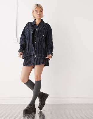 Collusion Denim Jacket In Blue