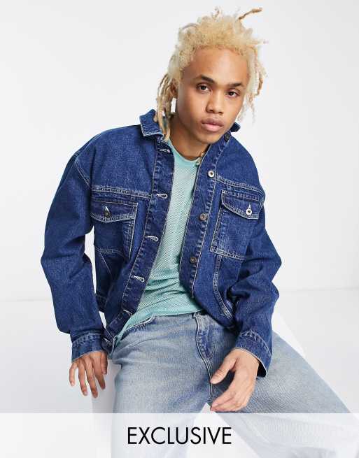 Asos jean best sale jacket mens