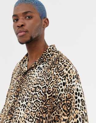 asos animal print tops