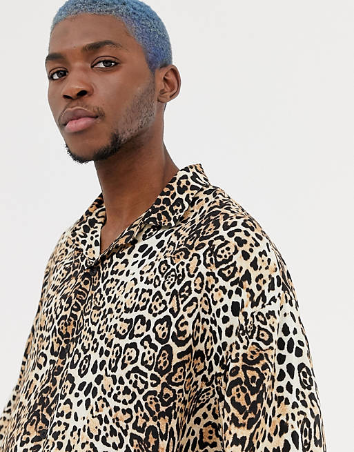 COLLUSION digital print leopard shirt | ASOS