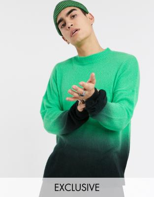 green and black jumper