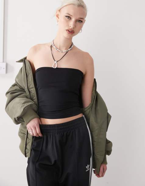 COLLUSION double lined bandeau in black - view 1