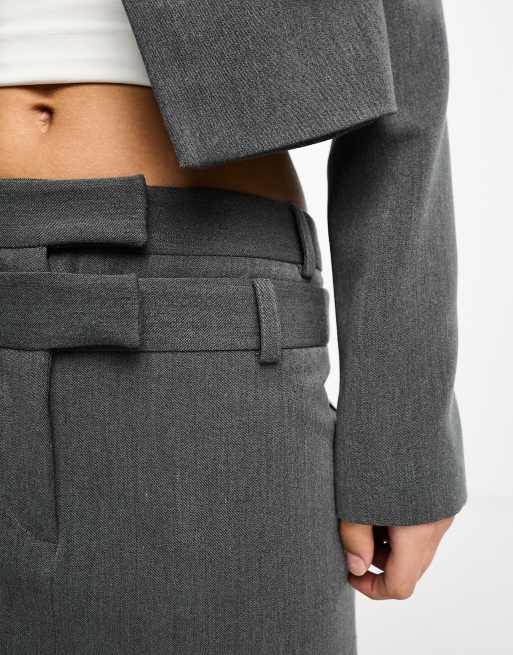 スカート neith. Double Waist Micro Skirt(Gray) neith. Double Waist Micro Skirt(Gray)