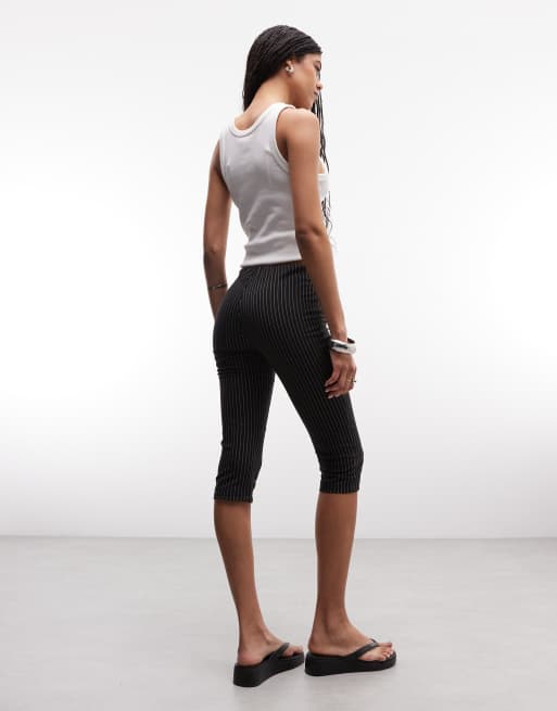 COLLUSION – Elegante Caprihose mit Nadelstreifen, 5 von 5