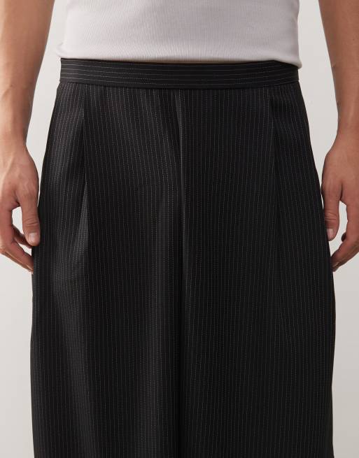 COLLUSION – Elegante Hose zum Überziehen mit Ballonschnitt und Nadelstreifen, 4 von 5