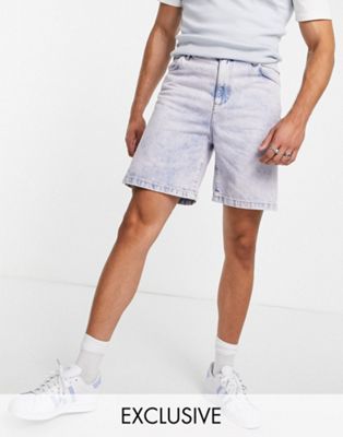 COLLUSION extreme 90s baggy shorts in bleach wash - ASOS Price Checker