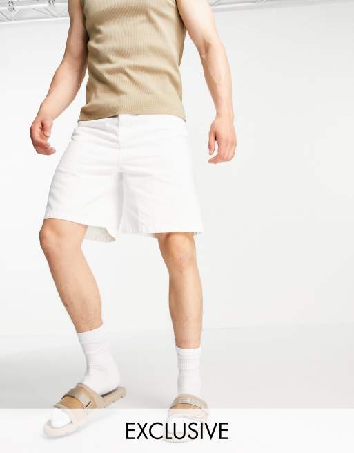 Baggy store white shorts