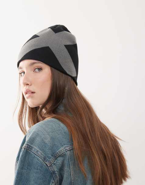 COLLUSION - Extreme X - Skaterbeanie met logo in zwart - view 1