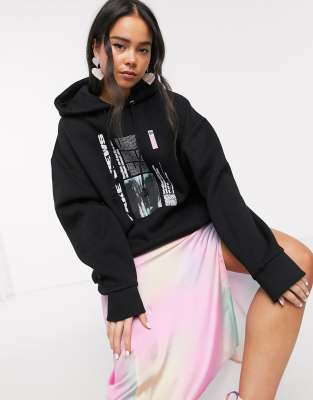 collusion black hoodie