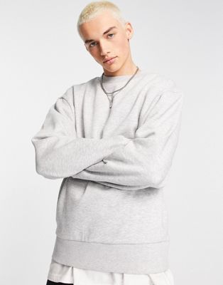 COLLUSION sweatshirt in grey marl - ASOS Price Checker