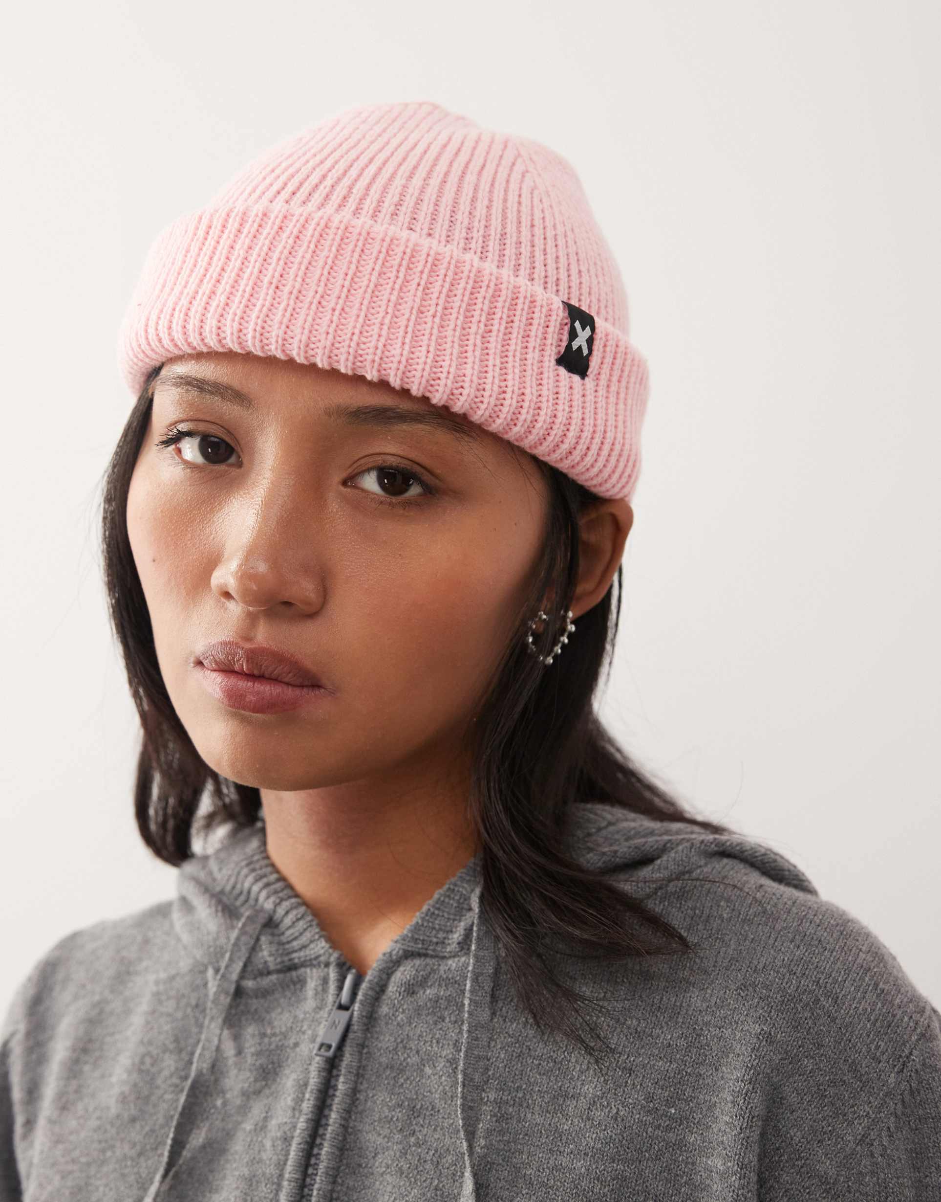 collusion fisherman beanie in cotton candy