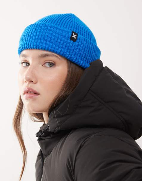 COLLUSION fisherman beanie in light blue - view 1