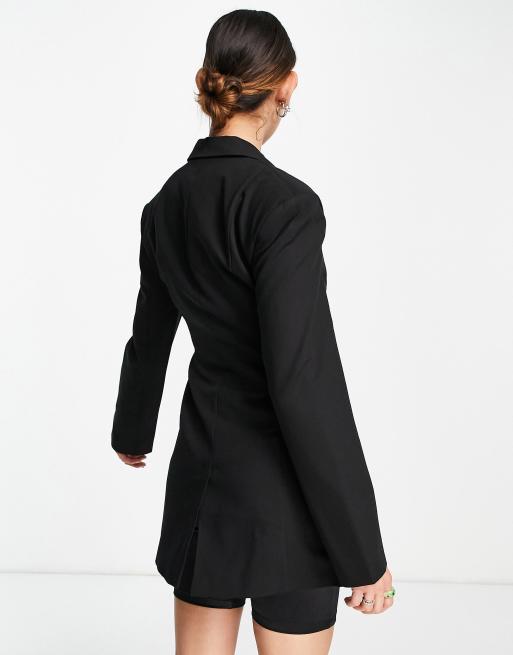 COLLUSION fitted blazer in black, 2 of 4