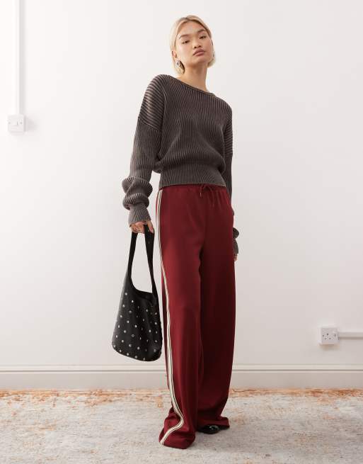COLLUSION fitted hem knitted sweater