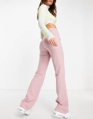 COLLUSION - Flare-broek in roze | ASOS