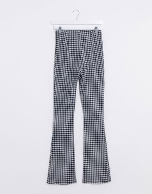 gingham flares