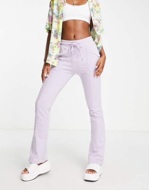 Stone Tie Dye Slinky Ruched Bum Flared Pants  Slinky, Flare trousers, Long  sleeve crop top