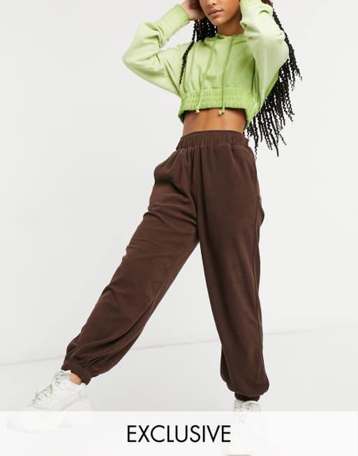 Brown store womens joggers