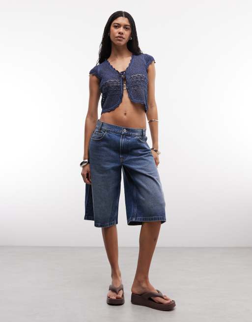 Collusion - Gilet scintillant au crochet avec liens devant, 2 de 4