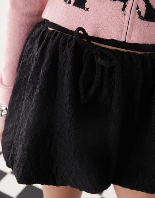 OXMO OXLou Gonna Corta Donna – Vita Elasticizzata Con Cordoncini – Cotone Morbido Con Tasche – Vestibilità Regolare - 2