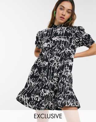 collusion smock dress