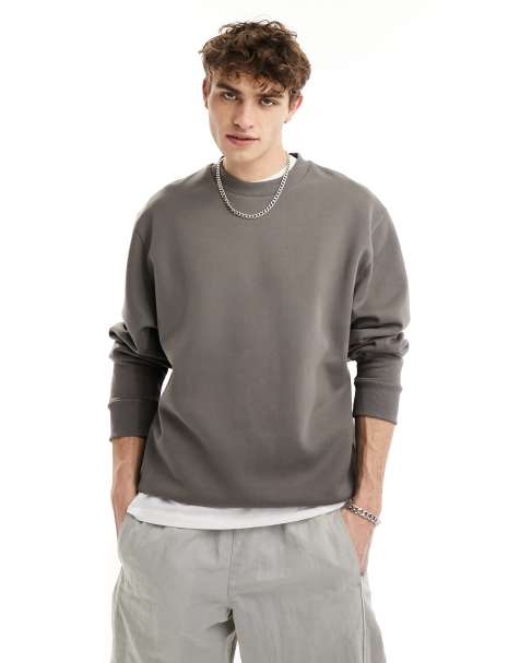 COLLUSION – Grafitgrå sweatshirt - view 1