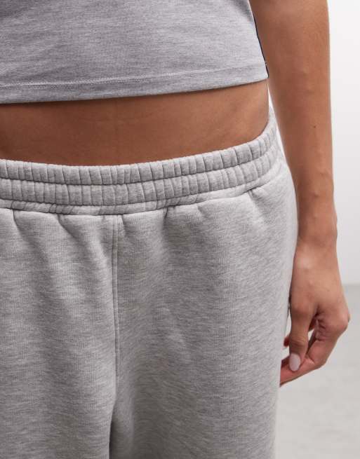 COLLUSION - Gråmelerede joggingbukser med tøndeformede ben, 3 af 5
